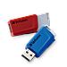 Store 'n' Click - Memoria USB 3.2 GEN1 - 2x32 GB - Rosso /Blu - Foto miniatura 1