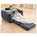 Poltrona Letto 117x224x66 cm Grigio Scuro - Foto miniatura 2