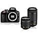 D3400 + AF-P DX NIKKOR 18-55mm VR + AF-P DX NIKKOR 70-300mm f / 4.5-6.3G ED VR, Auto, Nuvoloso, Direct sunlight, Flash, Fluorescente, Incandescente, Ombra, Paesaggio, Ritratto, Neutrale, Vivace, Elettronico, Ottico, AC, Batteria, Kit fotocamere SLR - Foto miniatura 1