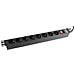 EG-PDU-012 8AC outlet (s) 1U Nero unità di distribuzione dell'energia (PDU)  - Foto miniatura 1