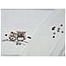 Set Asciugamano Copiola Salvietta Bagno In Spugna 100% Cotone Mod Gufetti Copiola Bianco - Foto miniatura 9