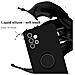 Custodia Compatibile Con Samsung Galaxy A32 5g In Liquid Nero - Coperchio Protettivo In Silicone Tpu Flessibile Con Anello - Foto miniatura 3