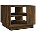 Tavolino da Salotto Rovere Fumo 55x55x43 cm in Truciolato - Foto miniatura 2