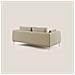 Plano Divano Lineare In Microfibra Tecnica T11 Beige - Foto miniatura 3