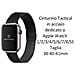 Cinturino 333 Originale Loop Magnetic Per Apple Watch 1-2-3-4-5-6-7-se 38 40 41mm Black - Foto miniatura 2