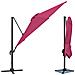 Ombrello Offset Molokai Quadrato 3x3m Fucsia + Copertura - Foto miniatura 3