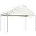 Gazebo Con Tetto Bianco 4,46x4,08x3,22 M In Polietilene - Foto miniatura 2