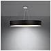 Lampadario Skala 100 Bianco Sl. 0808 - Minimalista Lampadario Nero 105x100x100 Cm - Foto miniatura 3