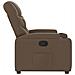 Poltrona Reclinabile In Tessuto Marrone - Foto miniatura 5