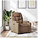 Poltrona Reclinabile In Tessuto Marrone - Foto miniatura 1