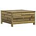 Poggiapiedi da Giardino 62x63,5x32 cm Legno Impregnato di Pino - Foto miniatura 2