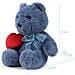 Orso Gloria Con Un Cuore Peluche (21cm) - Foto miniatura 3
