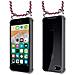Catena Di Telefoni Cellulari Compatibile Con Apple Iphone 7 / 7s / 8 / Se 2020 In Rosso Bianco - Coperchio Protettivo In Silicone Con Anelli D'argento, Cinturino In Corda E Custodia Staccabile - Foto miniatura 8