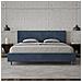 Letto Adele 190x200 Rete E Contenitore Blu - Foto miniatura 3