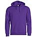Basic Hoody Viola M - Foto miniatura 1