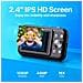 Fotocamera Digitale Con 1080p, 44mp, Zoom 16x, Schermo Da 2,4 Pollici Blue - Foto miniatura 4