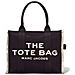 The Large Tote Black Borse Tote Cotone Borse Donna Nero Eu One Size, M0017048 - Foto miniatura 1
