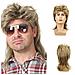 Parrucca Mullet Da Uomo, Acconciatura Retro Anni '80 Lightbrown - Foto miniatura 1