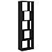 Libreria /Divisorio Rovere Nero 45x24x159 cm Legno Multistrato - Foto miniatura 2