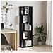 Libreria /Divisorio Rovere Nero 45x24x159 cm Legno Multistrato - Foto miniatura 1