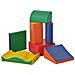 Set 7 Blocchi di Costruzioni Morbide per Bambini da 1-3 Anni per Casa e Scuola, Multicolore - Foto miniatura 1