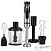 Frullatore a Immersione MR-567 con Accessori 2 Liveli di Velocità Potenza 1000 W Colore Nero Acciaio Innossidabile - Foto miniatura 1