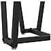 Set di Tavolini di 2 - Rovere nero MDF e metallo - Foto miniatura 7