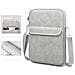 Borsa Per Laptop In Tessuto Oxford: Antishock, Impermeabile, A Tracolla Per Laptop Da 11/13 Pollici Grey 13 Pollici - Foto miniatura 2