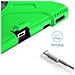 Custodia Per Ipad Pro 5/4/3 12.9” Con Supporto E Alloggiamento Per Apple Pencil Verde - Foto miniatura 4