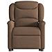 Poltrona Alzapersona Massaggiante Elettrica Marrone Tessuto - Foto miniatura 5