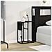Comodino Rovere nero 41.5 x 26 x 60.5 cm Legno multistrato - Foto miniatura 5