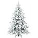 Albero di Natale Artificiale con Rami Pieghevoli Bianco 210 cm - Foto miniatura 4