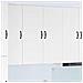 Pensile cucina Bianco Lucido 80 x 31 x 100 cm Legno multistrato - Foto miniatura 2
