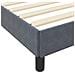 Letto a molle con materasso Grigio scuro 180 x 220 cm Tessuto - Foto miniatura 9