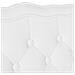 Panca Chesterfield Bianco 119.5 x 64.5 x 75 cm Pelle Sintetica - Foto miniatura 8