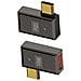 Adattatore Usb A Femmina A Usb C Maschio 120w Con Luce Indicatore, Lega Di Zinco, Curvatura Laterale - Foto miniatura 3