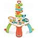 Tavolo multifunzionale per impilare blocchi 2-in-1 per bambini, rotondo + 2 sedie - Foto miniatura 1