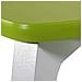 Set Tavolo E 2 Sgabelli In Legno Bianchi /verdi 96x48x42 H Cm - Foto miniatura 6