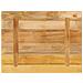 Piano per Tavolo 90x50x3,8 cm Rettangolare Legno Mango Grezzo - Foto miniatura 5