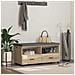 Panca per ingresso con cuscino Rovere Sonoma 100 x 38 x 46 cm - Foto miniatura 2