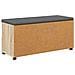 Panca per ingresso con cuscino Rovere Sonoma 100 x 38 x 46 cm - Foto miniatura 8