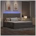 Letto con luci a strisce a LED Talpa 200 x 200 cm Tessuto - Foto miniatura 6