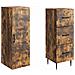 Set di armadi 2 pcs Rovere Fumo 33 x 34,5 x 90 cm - Foto miniatura 3