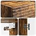 Set di armadi 2 pcs Rovere Fumo 33 x 34,5 x 90 cm - Foto miniatura 7