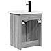 Mobile bagno con rubinetto Sonoma grigio 42 x 40 x 74,5 cm - Foto miniatura 7