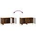 Mobile TV Legno antico 99 x 34,5 x 50 cm Legno ingegnerizzato - Foto miniatura 9