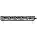 QUAD-USB-DP-ADAPT replicatore di porte e docking station per laptop Cablato USB 3.2 Gen 1 (3.1 Gen 1) Type-C Grigio - Foto miniatura 2