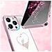 Kingxbar Wish Series Custodia Per Iphone 14 Plus Decorata Con Cristalli Rosa - Foto miniatura 1