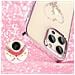Kingxbar Wish Series Custodia Per Iphone 14 Plus Decorata Con Cristalli Rosa - Foto miniatura 5