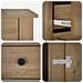 Mobile da cassa per cani Rovere Artigianale 90 x 47,5 x 80 cm - Foto miniatura 7